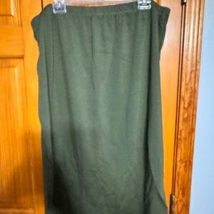 Chic Olive Women's Pencil Skirt